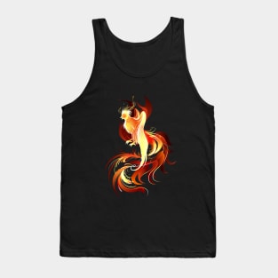 Fiery Bird ( Fire Phoenix ) Tank Top